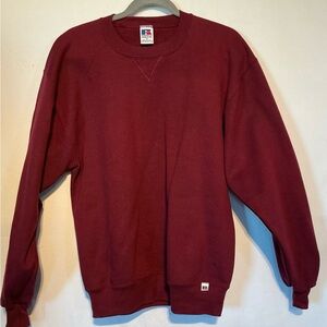 Russell Athletic Maroon Crewneck Sweater